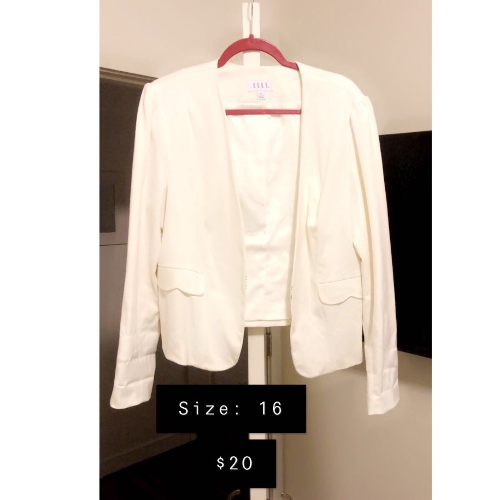 White blazer